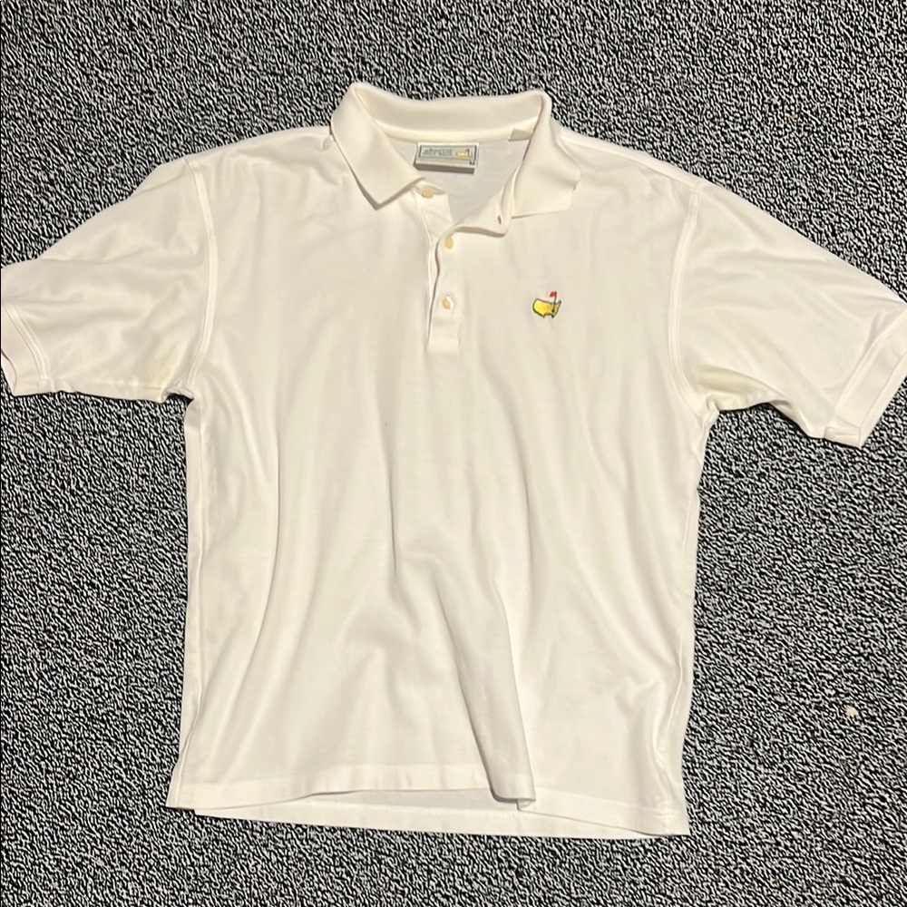 Masters White Polo Shirt
